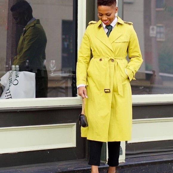 SOFT SURROUNDINGS SIZE LARGE BRIXTON TRENCH COAT missing belt - Picture 1 of 12